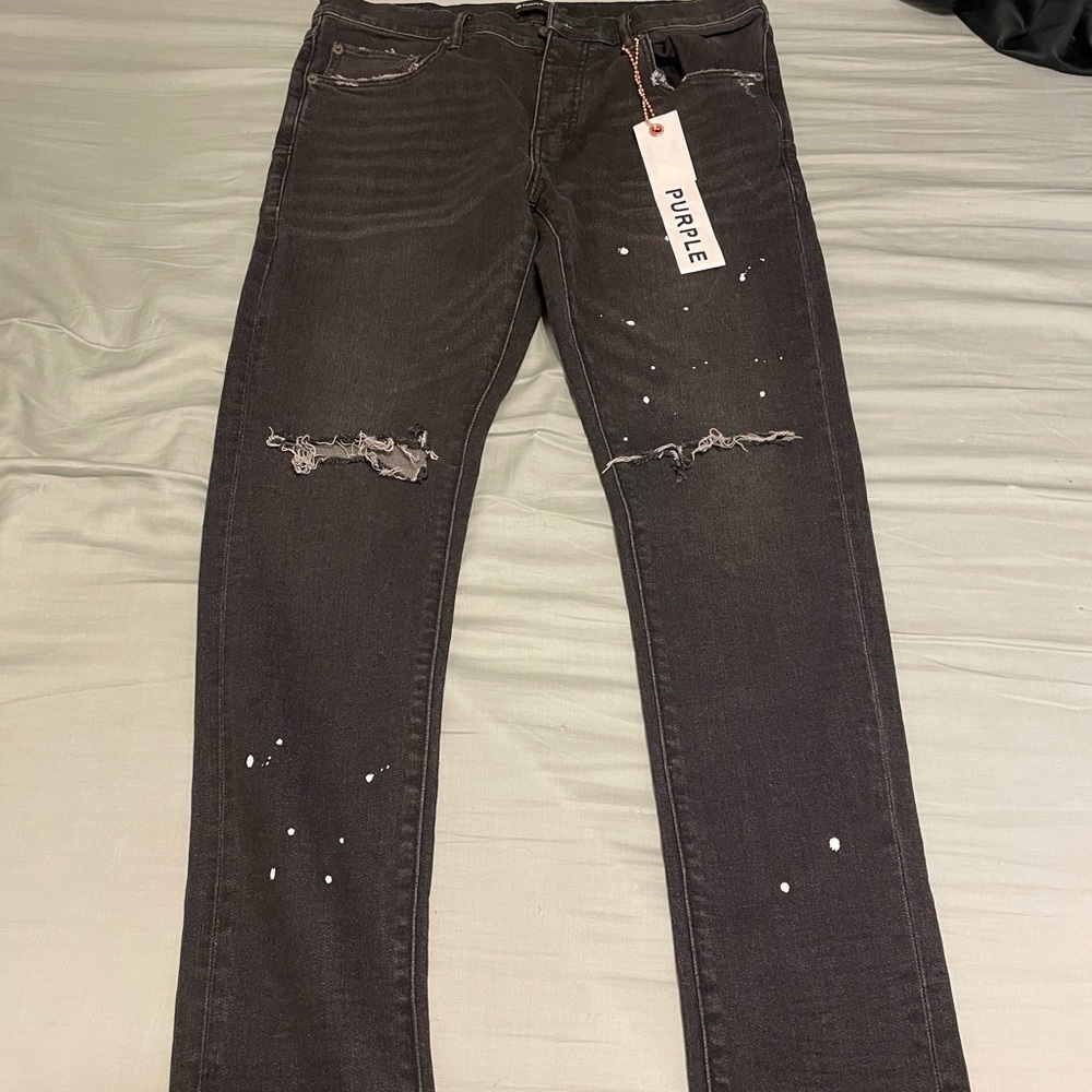 purple jeans - size: 32